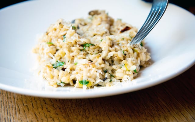 Risotto au poulet facile
