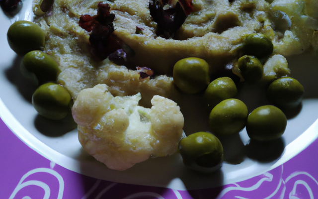 Purée au chou et olives