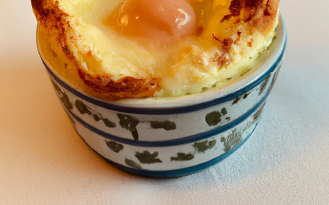 Œuf soufflé au gruyère