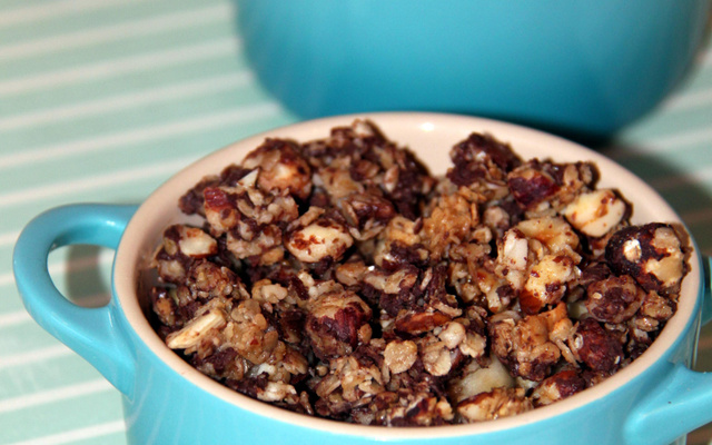 Crumble pomme et Granola maison