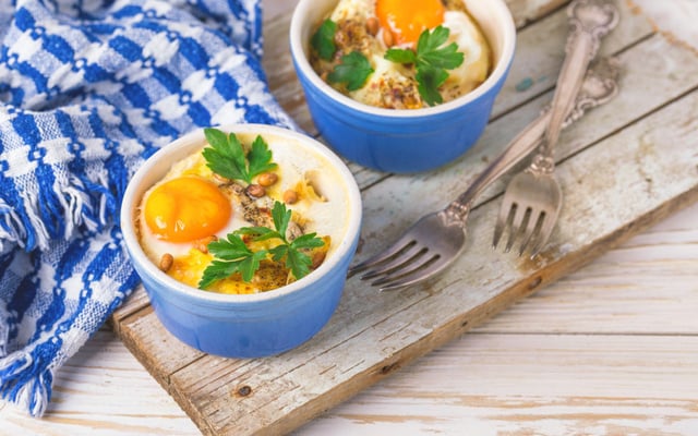 Oeuf cocotte au Monsieur Cuisine