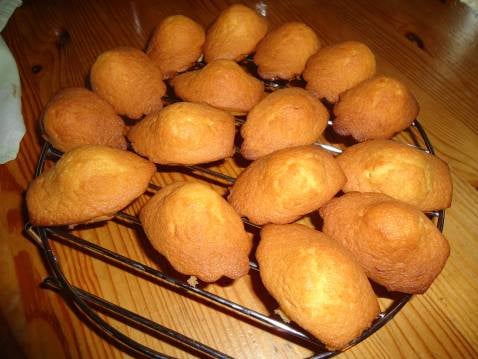 Madeleines au beurre salé