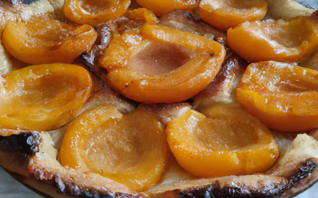 Tarte briochée aux abricots facile