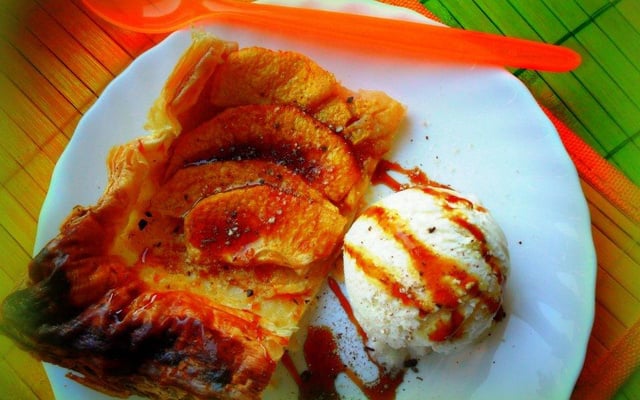 Tarte aux pommes au miel