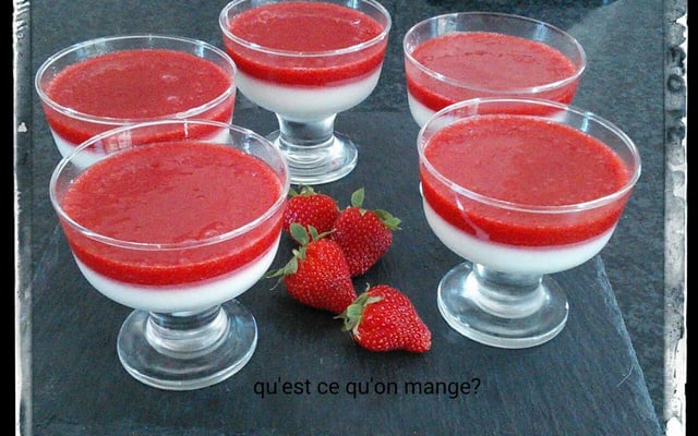 Panna cotta allégée