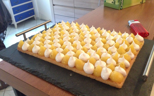 Tarte au citron meringuée et combawa