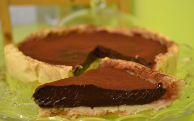 Tarte au chocolat maison