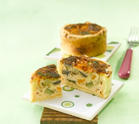 Tarte fondante aux légumes
