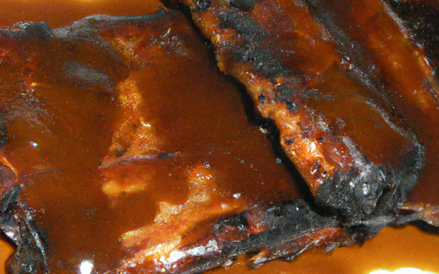 Travers sauce barbecue