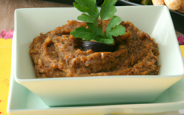 Mousse d'aubergine
