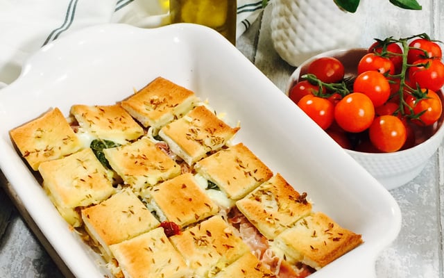 Croque-monsieur géant à l'italienne