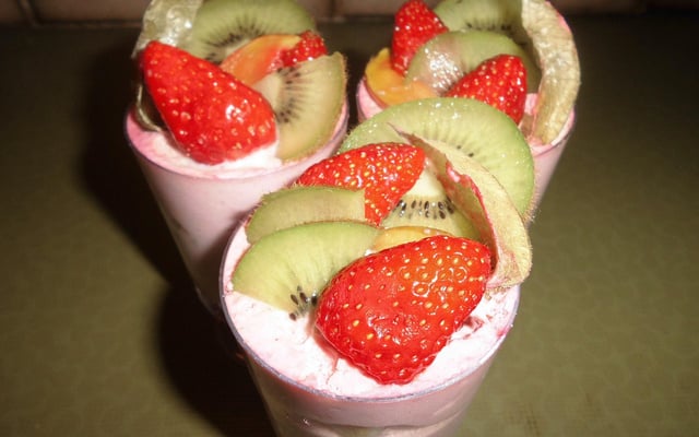 Verrines façon Charlotte à la fraise