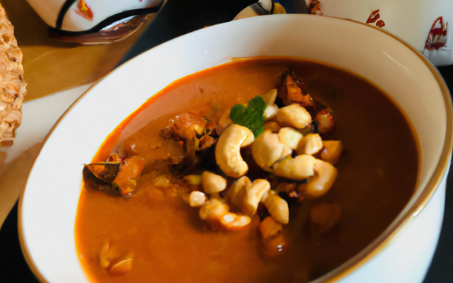 Soupe africaine aux cacahuètes !