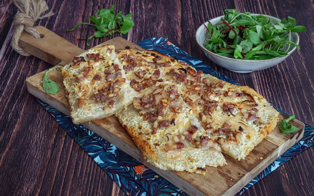 La meilleure recette de flammekueche