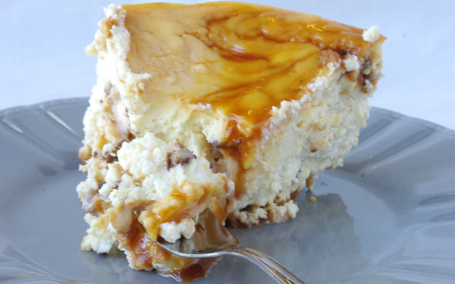 Cheese-cake aux mars et son biscuit de spéculoos croustillant 