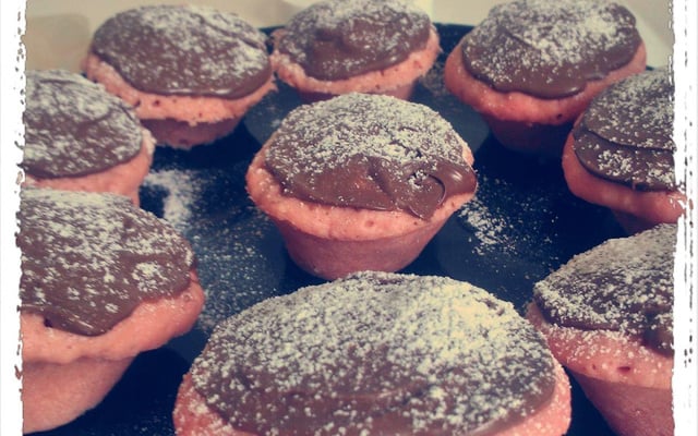 Muffins micro ondes aux biscuits roses de Reims