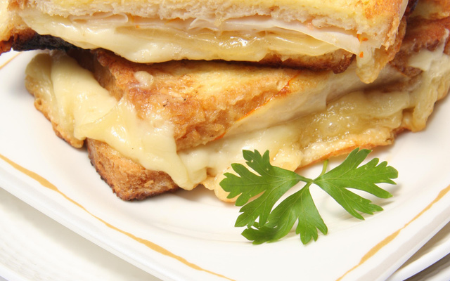 Croque-Monsieur au Maroilles Fauquet et bacon
