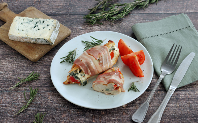 Cordon bleu de poulet au bleu d'Auvergne