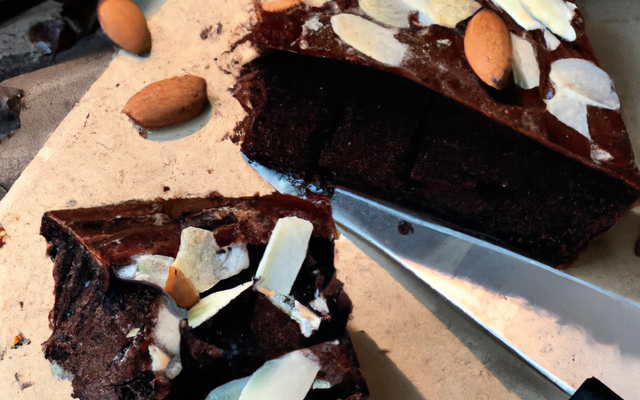 Gâteau chocolat et amandes