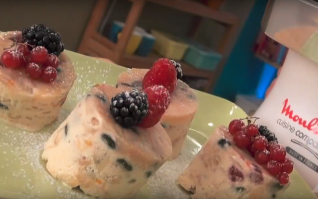 Nougat glacé au miel et fruits secs