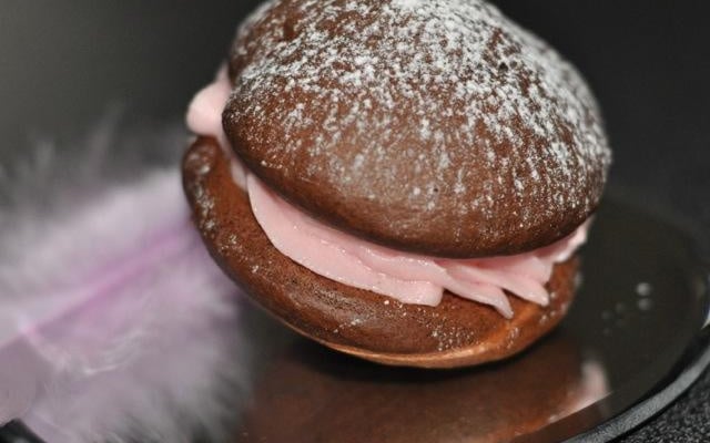 Whoopies au chocolat/fraise bonbon