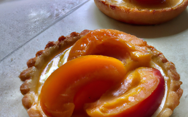 Duo d'abricots pour fausse tartelette