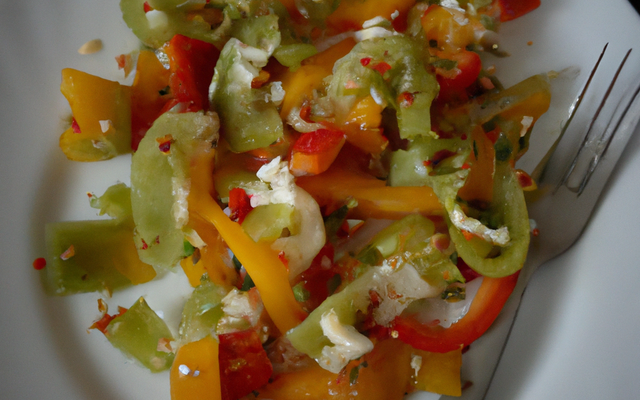 Salade de poivrons méridionales