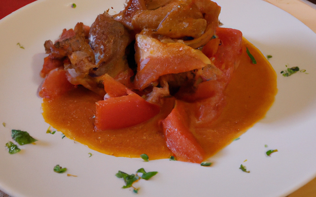 Joues de porc à la tomate