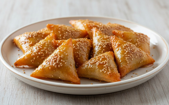 Briouat aux amandes et cacahuètes