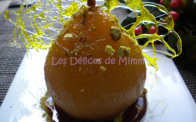 Poires au caramel de thé