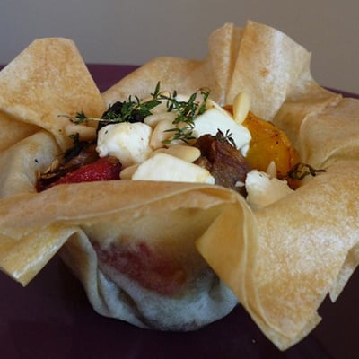 Tartes folles aux légumes du soleil