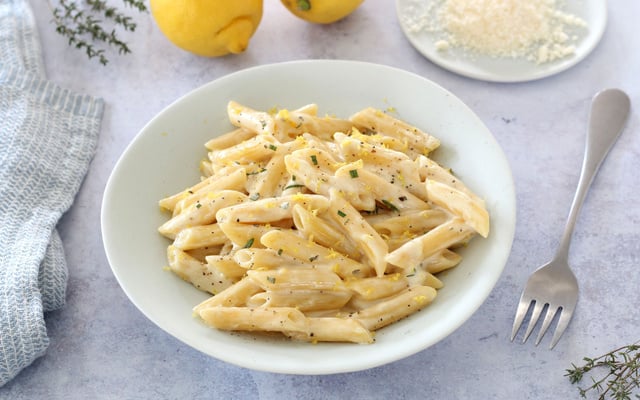 Pâtes au citron et parmesan