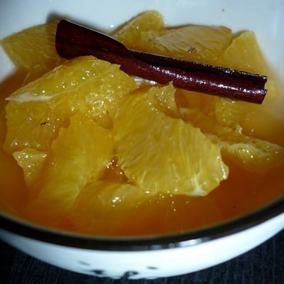 Salade d'orange et ses épices