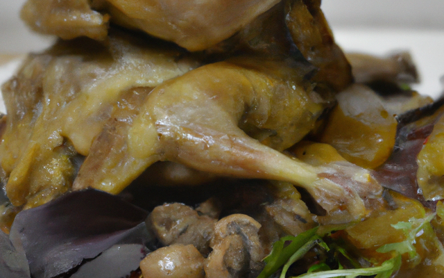 Râble de lapin "à la lyonnaise"