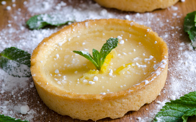 Tartelettes à la crème au citron