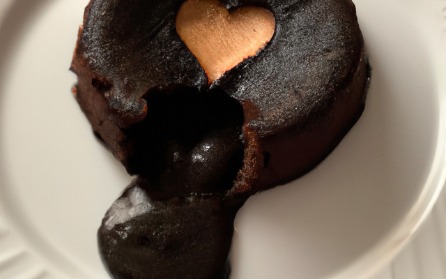 Moelleux au chocolat noir et son cœur coulant