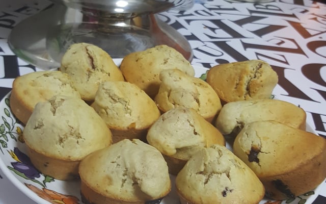Muffins aux flocons d'avoine & pépites de chocolat au lait