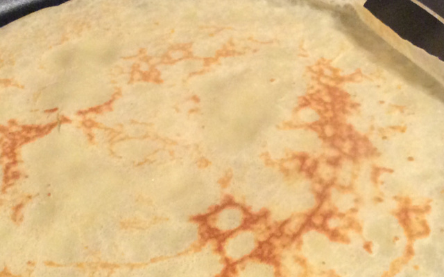 Crêpes à l'arôme de fleur d'oranger