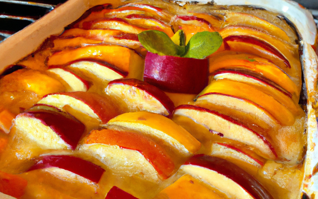 Gratin de fruits exotiques