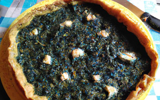 Tarte aux épinards et chèvre au thermomix