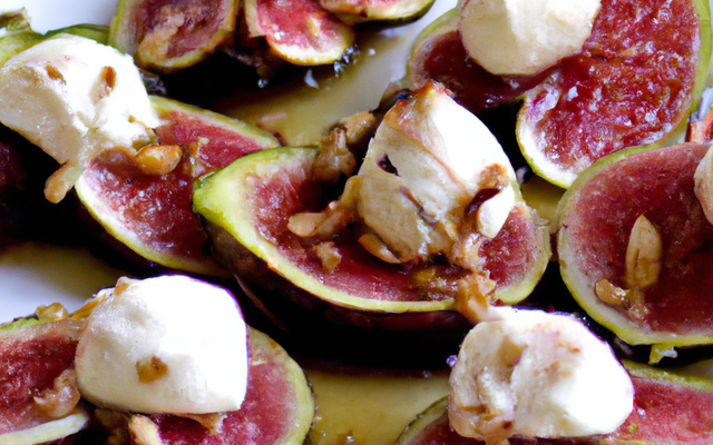 Figues à la  mozzarella