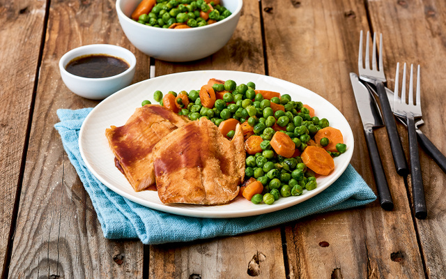 Saumon grillé au miel