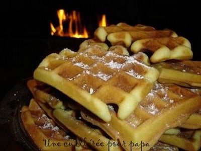 Gaufres traditionnelles légères... légères...