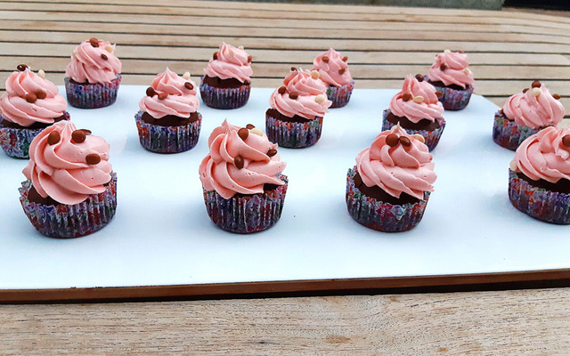 Cupcakes à la vanille girly