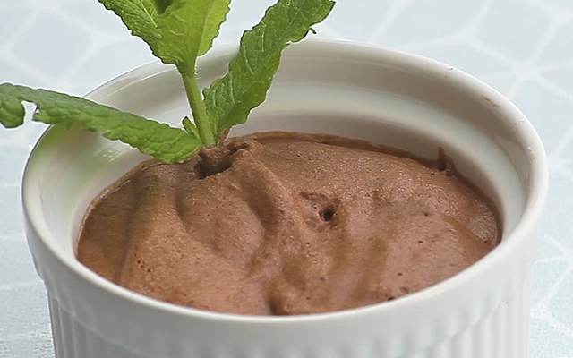 Mousse au chocolat vegan