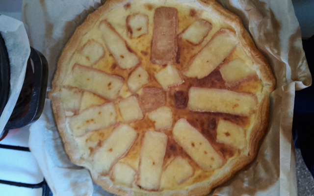 Tarte picarde au Maroilles