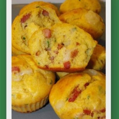 Muffins salés et légers à la farine de maïs