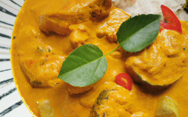 Curry coco de poisson