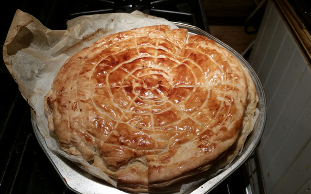 Galette aux noisettes et au sirop d'érable