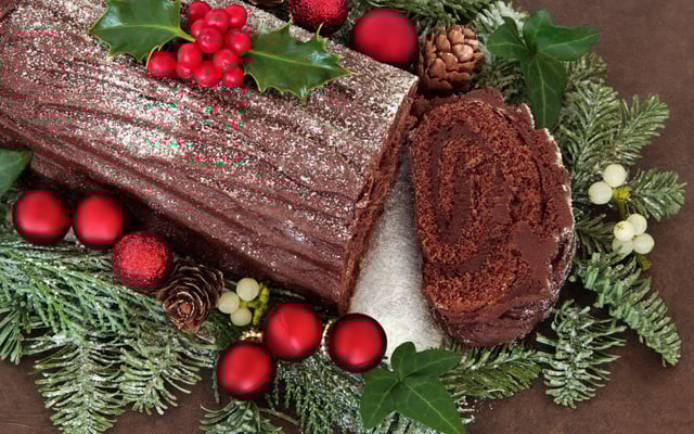 Bûche tout chocolat